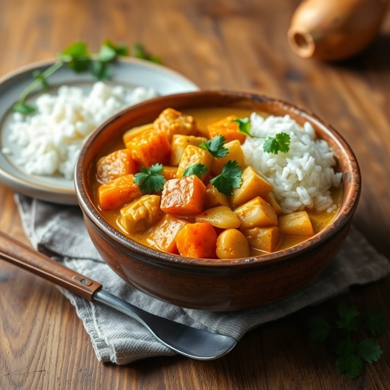 Ragoût de Légumes Racines au Curry