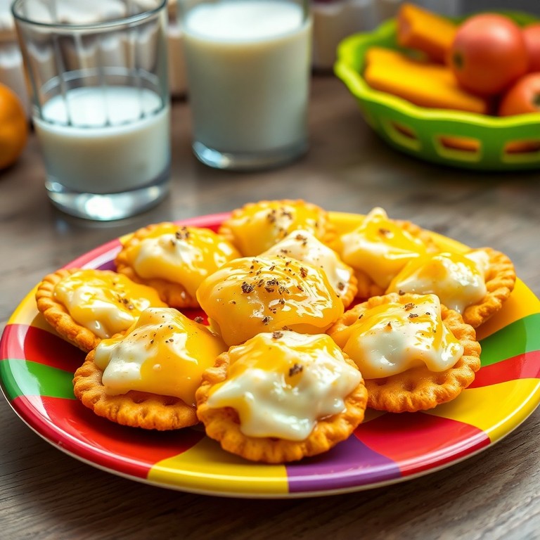 Bocaditos de Queso y Galleta