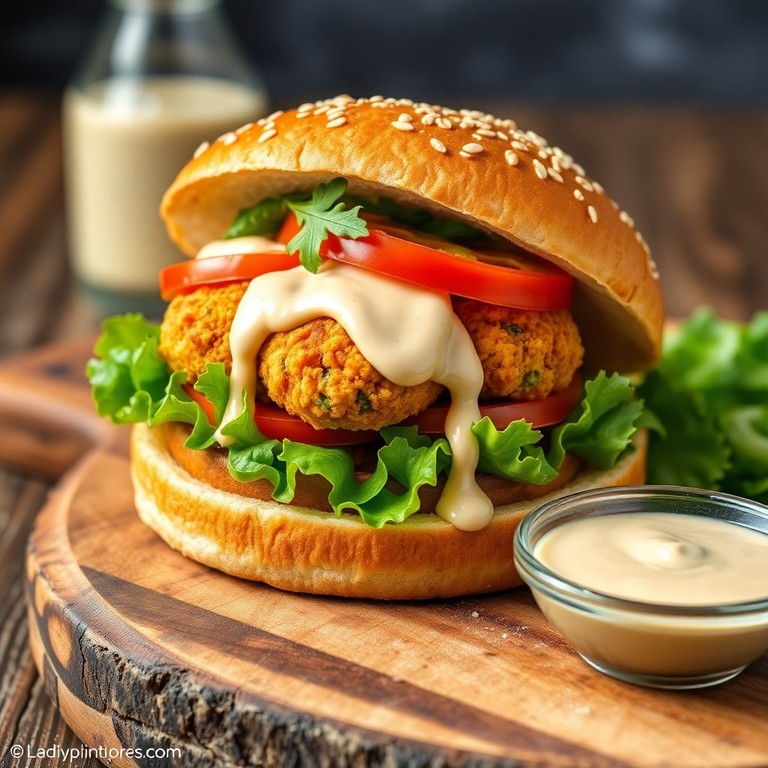 Vegetarischer Falafel-Burger