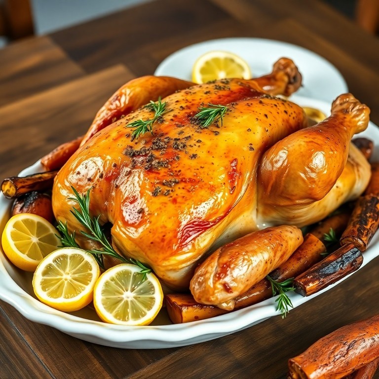 Poulet rôti aux herbes de Provence