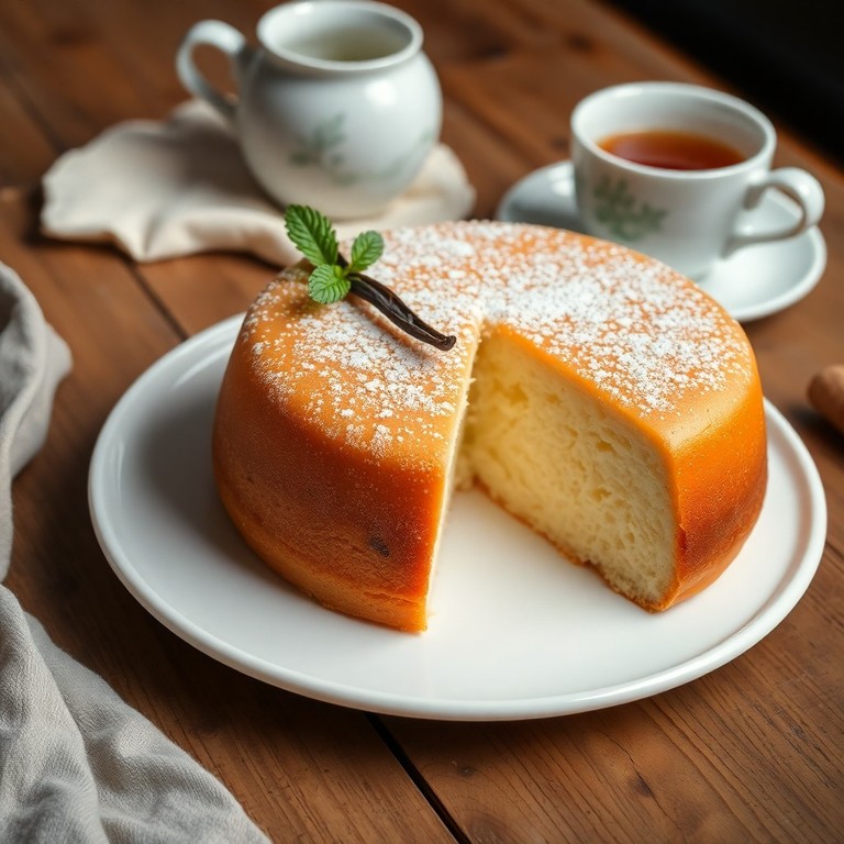 Gâteau fondant à la vanille