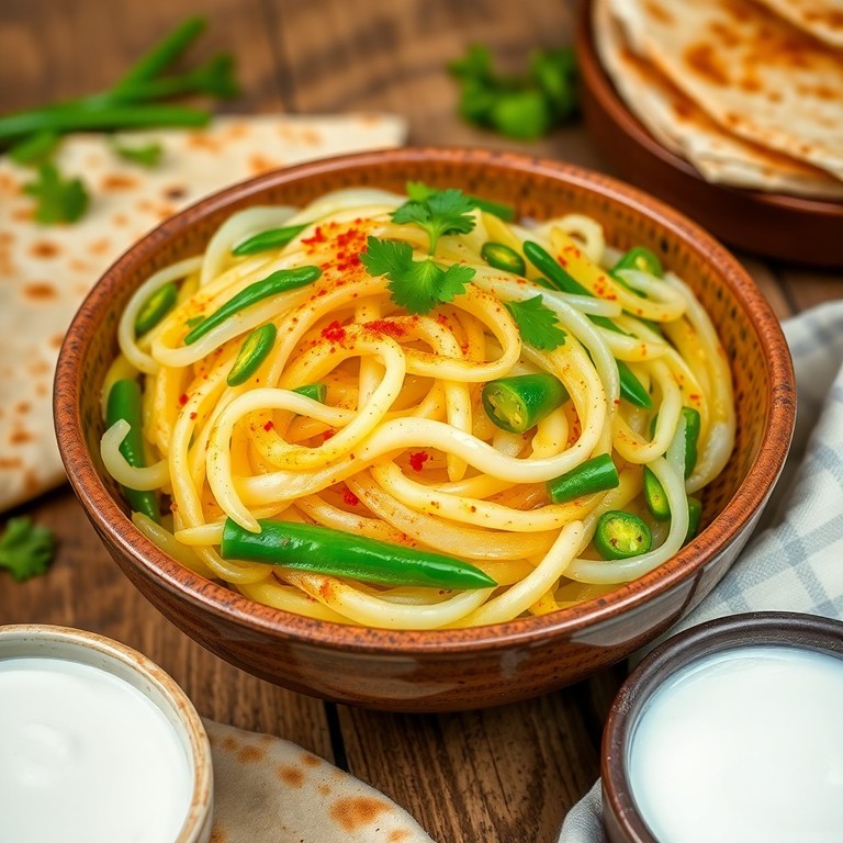 Green Chili Onion Stir-Fry