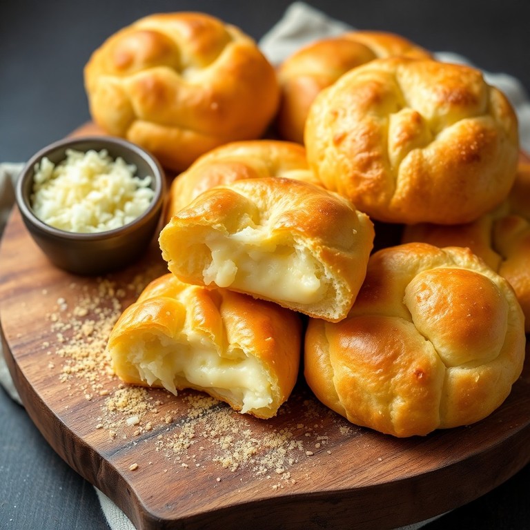 Pães de Queijo Cremosos com Amido de Milho