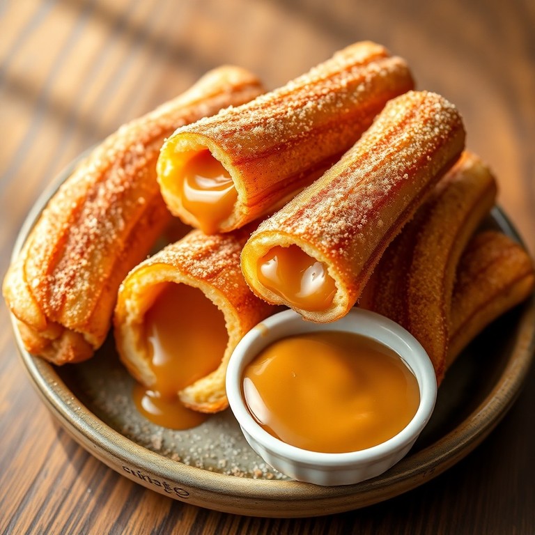 Churros Recheados de Doce de Leite