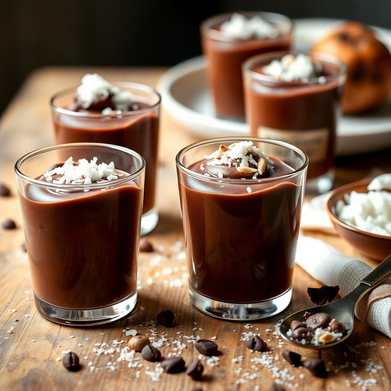 Mousse au Chocolat Vegan Économique à la Noix de Coco pour 80 personnes