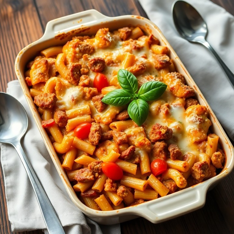Tomato and Chicken Cabbage Bake
