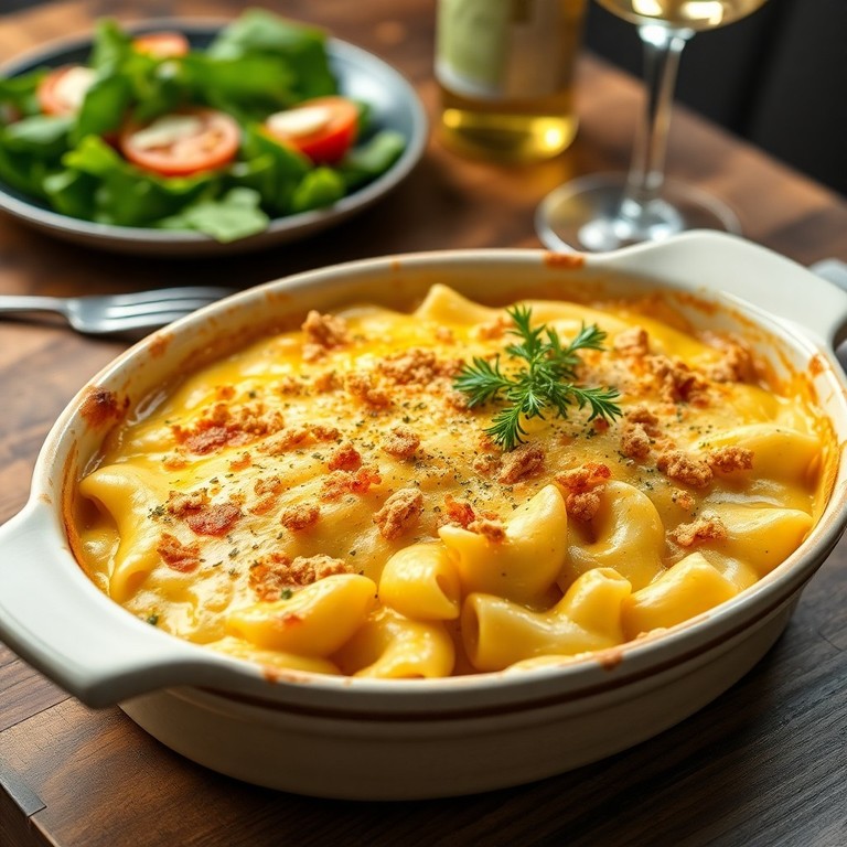 Gratin de pâtes au fromage en moins de 15 minutes