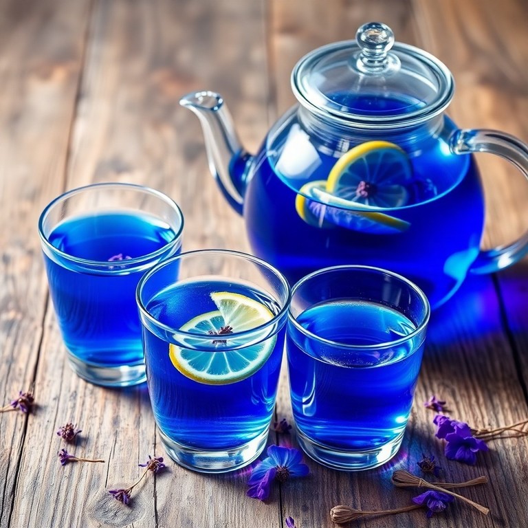 Blue Butterfly Tea Infusion
