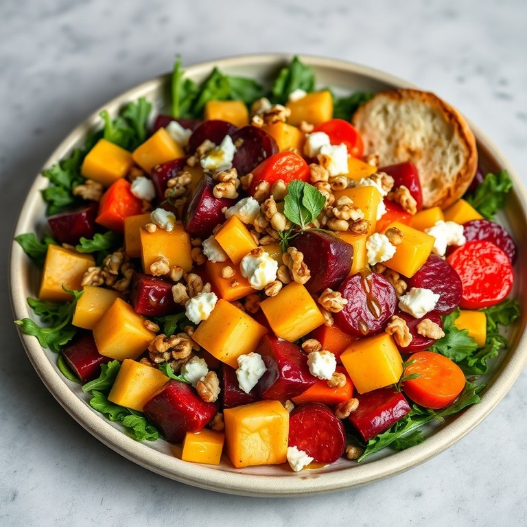 Geroosterde Pastinaak en Knolselderij Salade