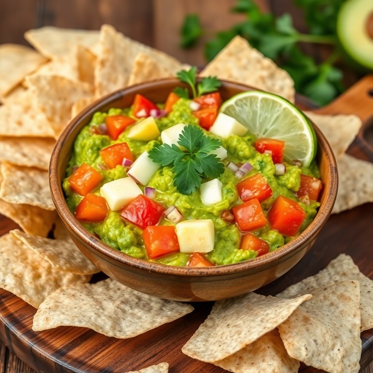 Classic Guacamole met Ui en Tomaat