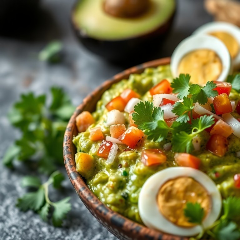 Klassieke Guacamole met Ui en Tomaat