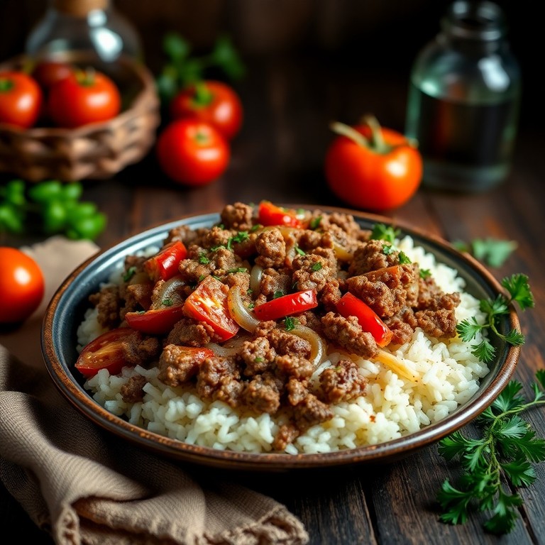 Köstliches Hausgemachtes Hackfleisch