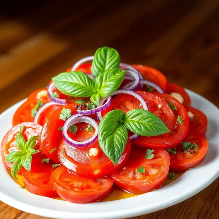 Salade de Tomates et Basilic Classique