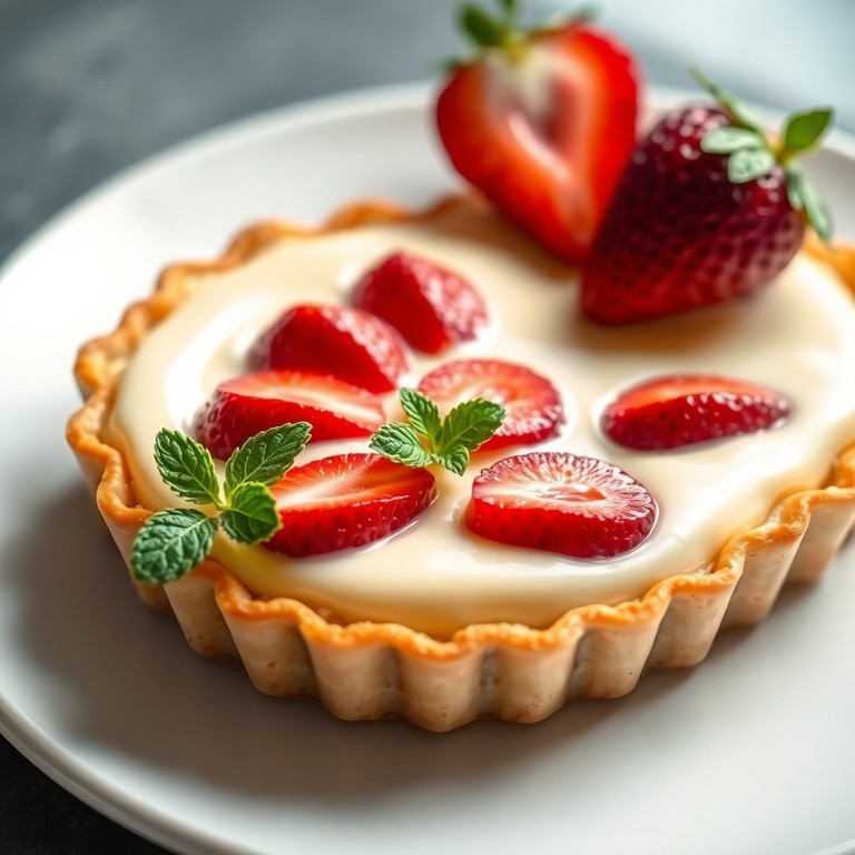 Torta de Morango com Massa Cremosa