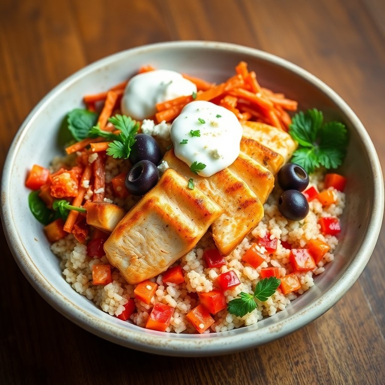 Mediterranean Chicken Quinoa Bowl
