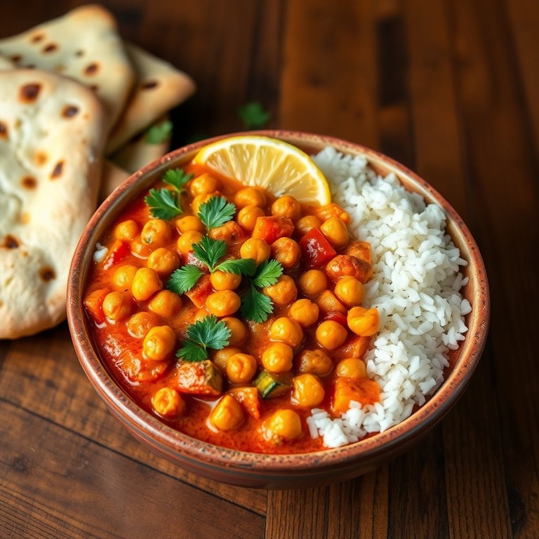 Spicy Chickpea Vegetable Curry