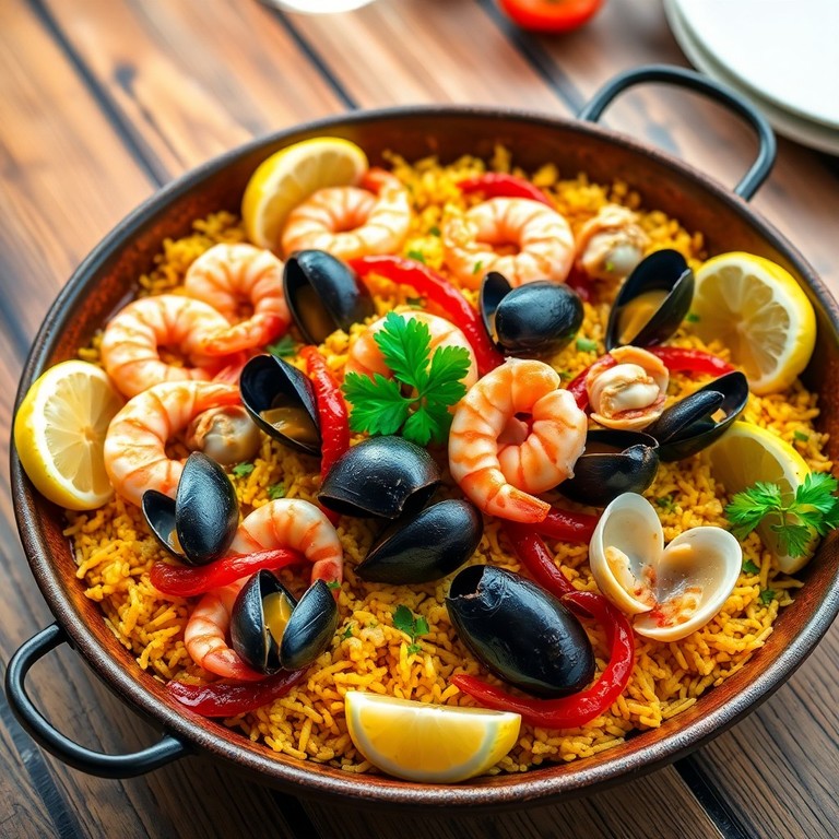 Paella de marisco clásica
