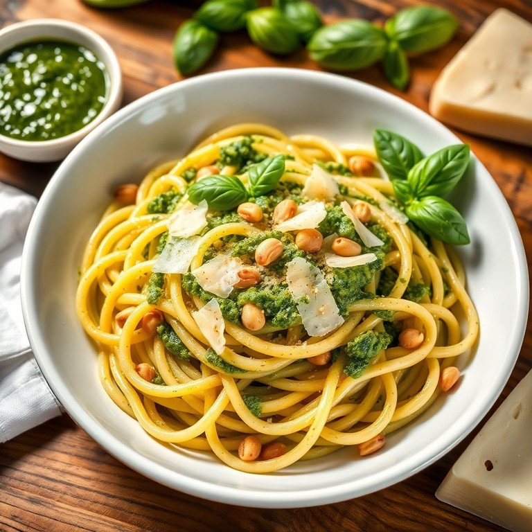 Classic Basil Pesto Pasta