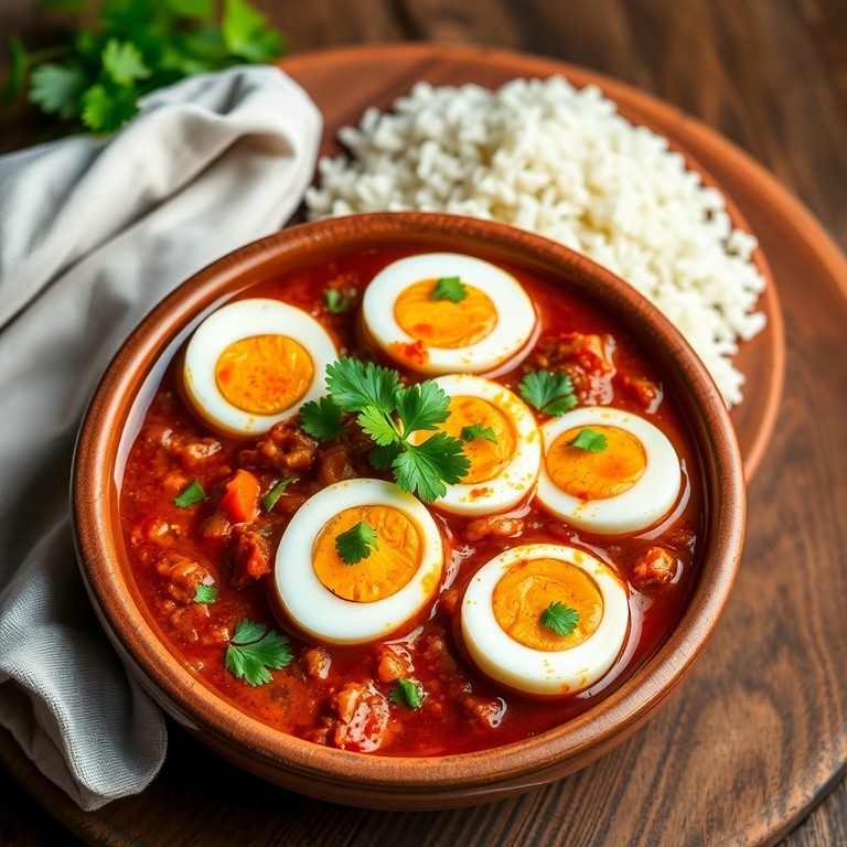 Spicy Egg and Onion Curry