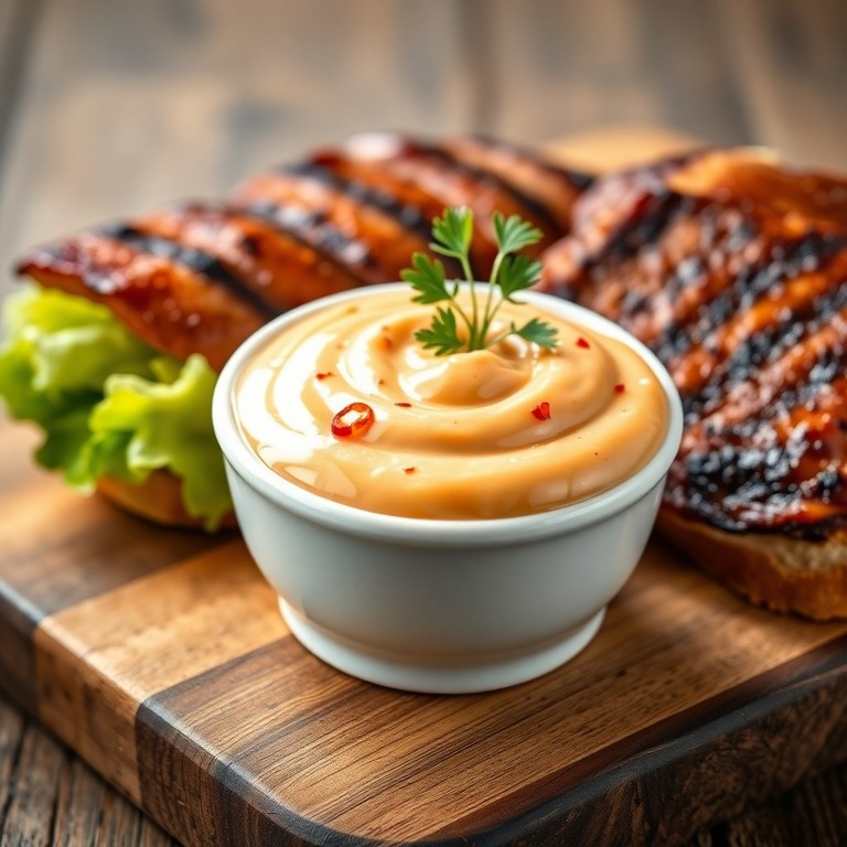 Sauce piquante à la mayonnaise et au piment