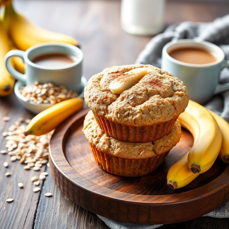 Bolinhos de Aveia e Banana sem Glúten