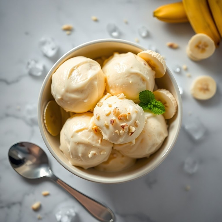 Gefrorene Bananen-Eiscreme