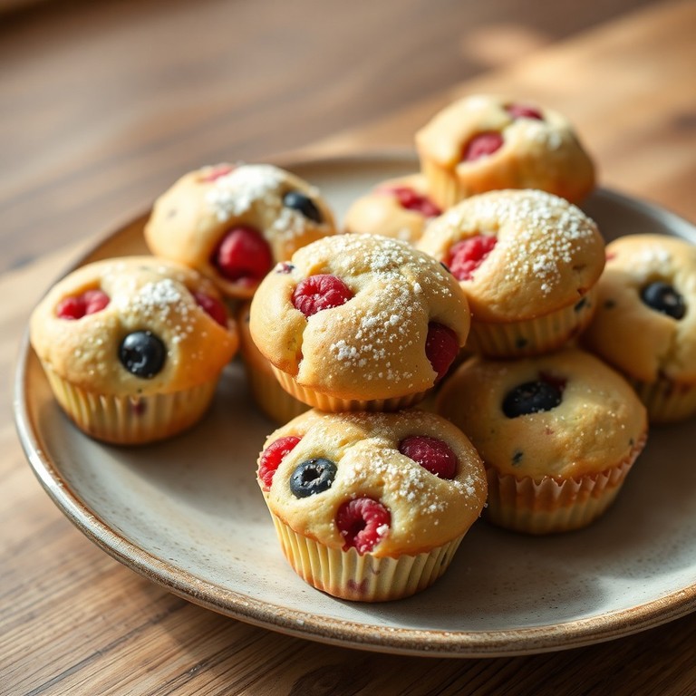 Mini muffins au yaourt et fruits