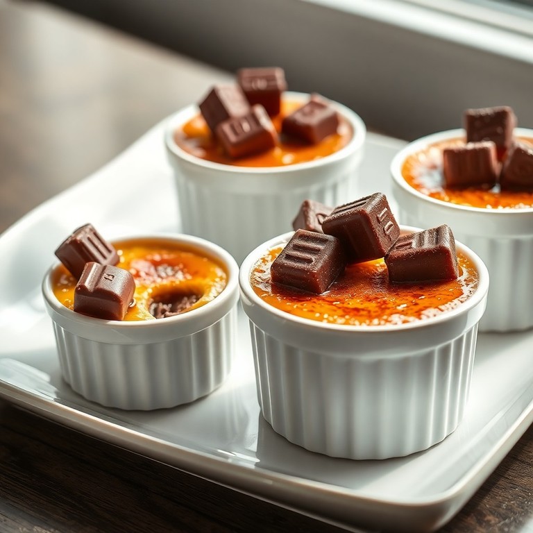 Crème Brûlée au Lait et Kit Kat