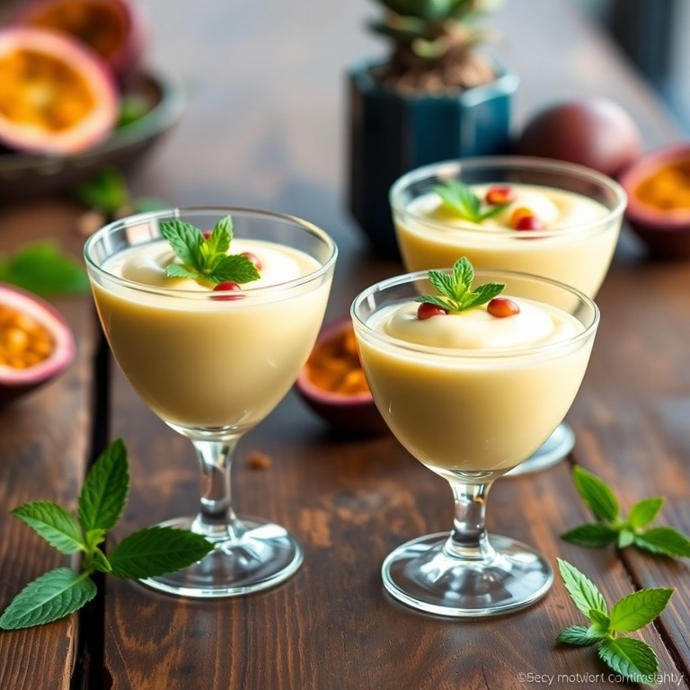 Mousse de Maracujá com Leite Guloseima
