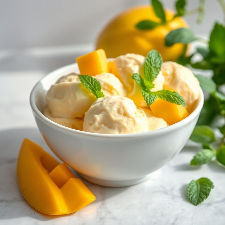 Helado de Tofu y Mango