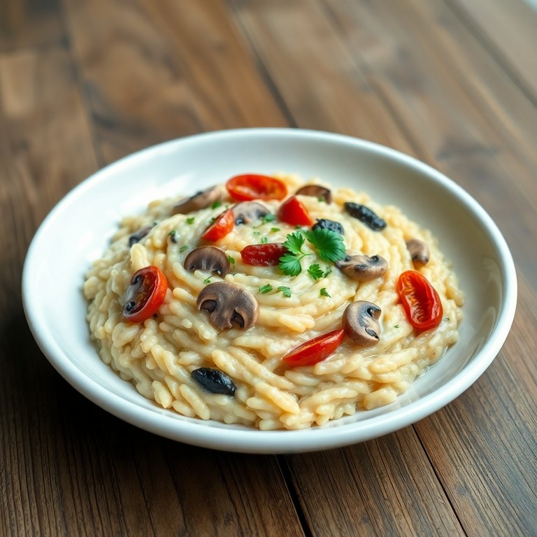 Risoto de Cogumelos com Tomate Seco