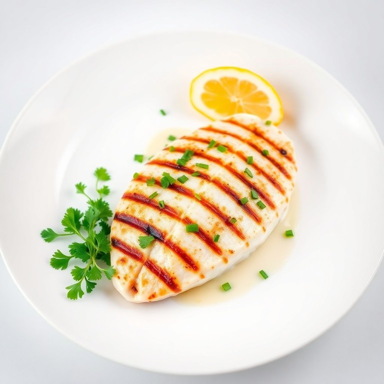Merluza a la plancha con limón y ajo