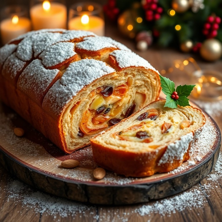 Christstollen mit Marzipan – Süddeutsche Weihnachtstradition