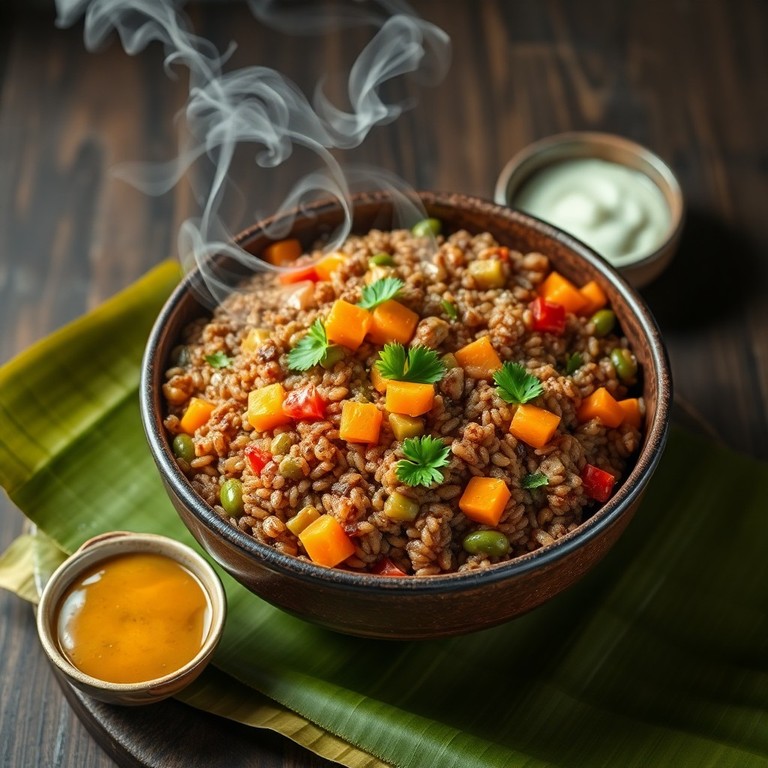 Savory Ragi Upma with Vegetables
