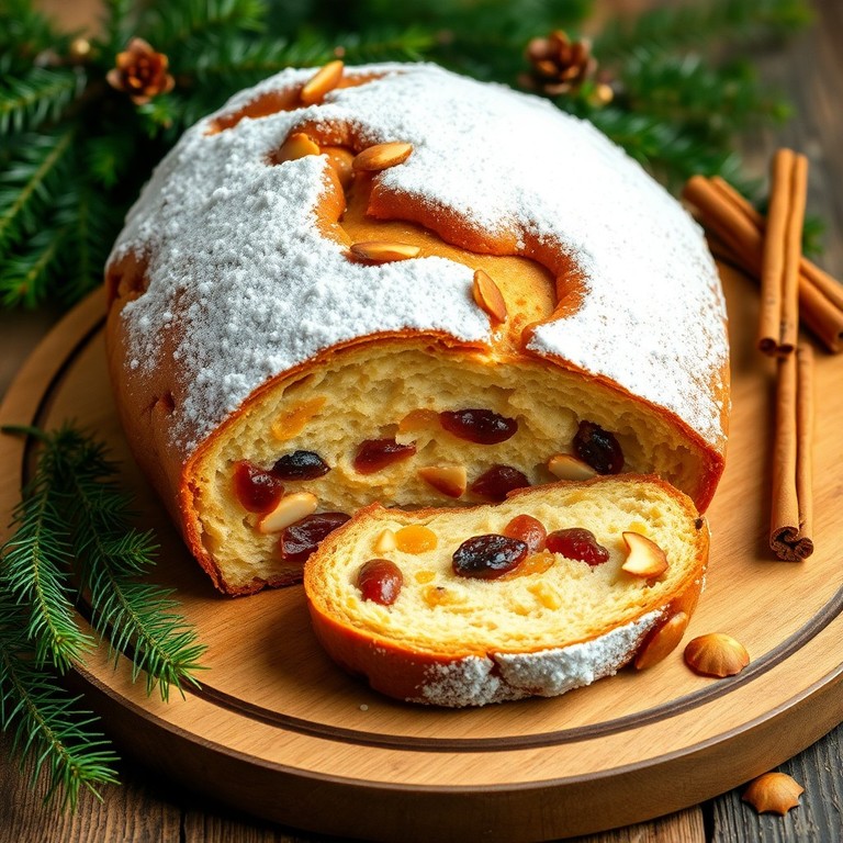 Traditioneller Christstollen