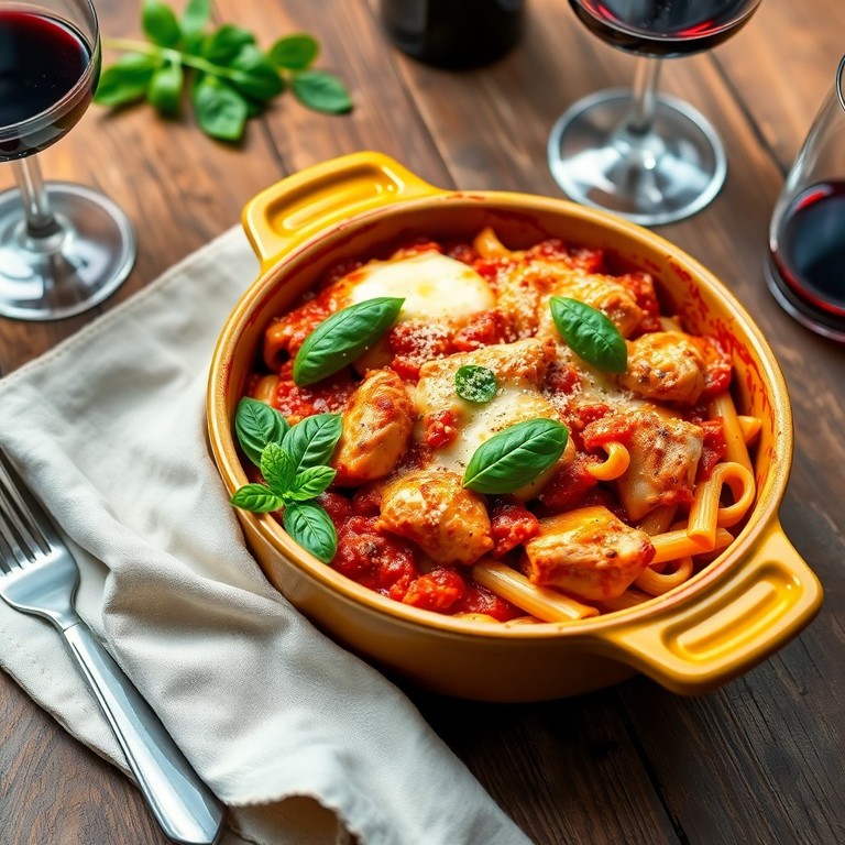 Italiaanse Kip Pasta Bakplaat