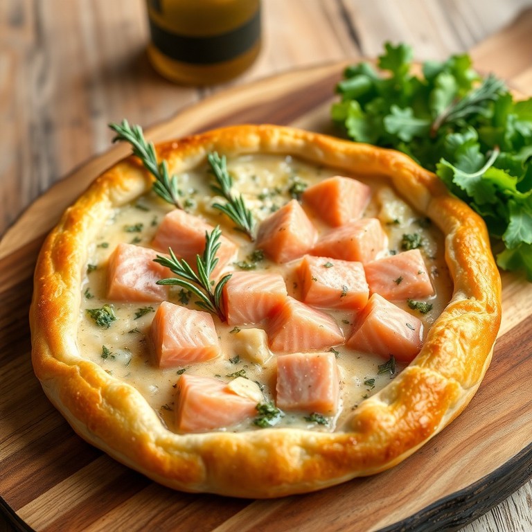 Tarte Pavé de Saumon aux Herbes de Provence