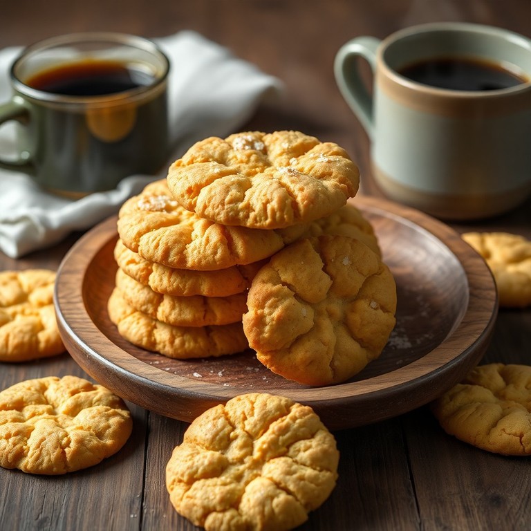 Cookies Crocantes de Fubá e Açúcar