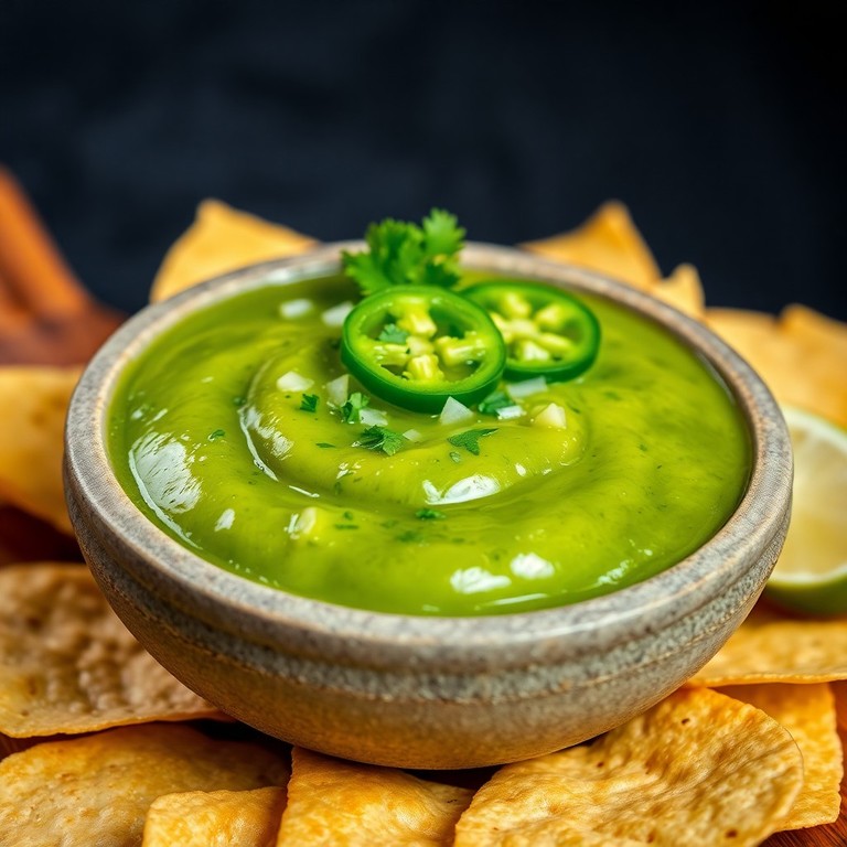 Salsa Picosa Verde con Jalapeños