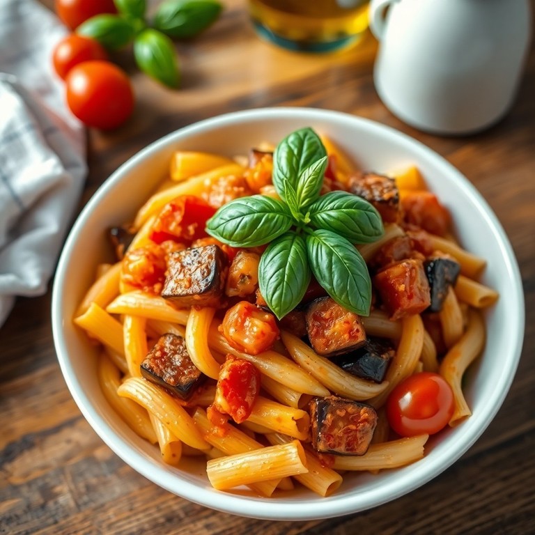 Pasta alle Melanzane e Pomodoro