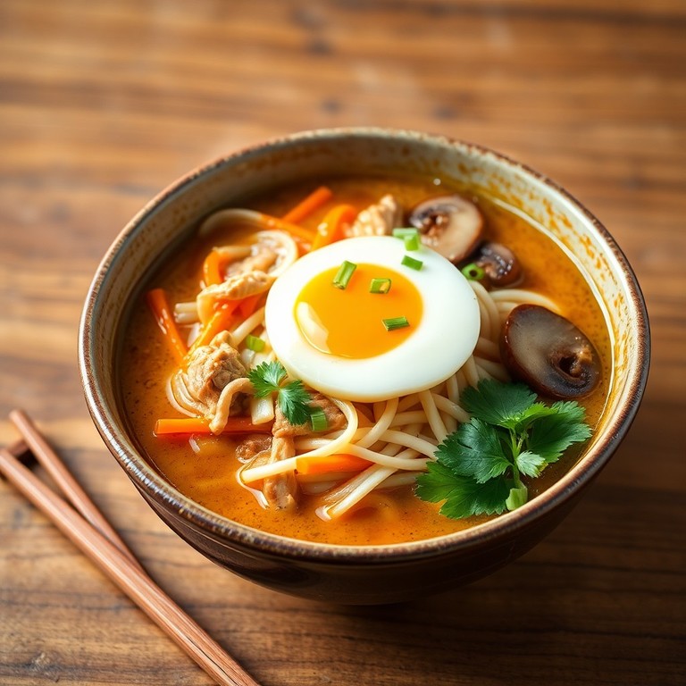 Ramen Clásico con Pollo y Vegetales