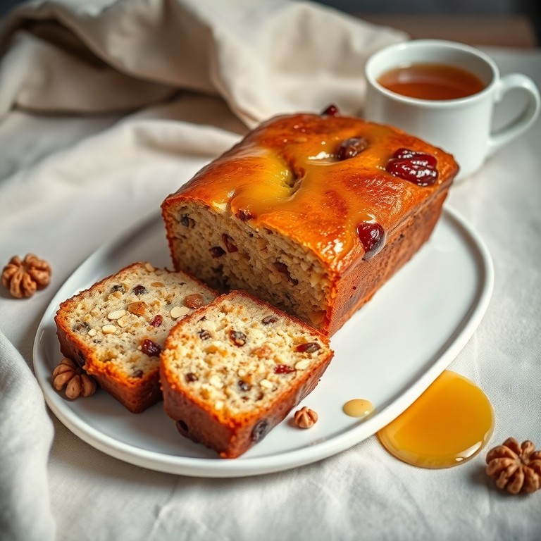 Bolo de Tâmaras e Mel com Farinha de Aveia