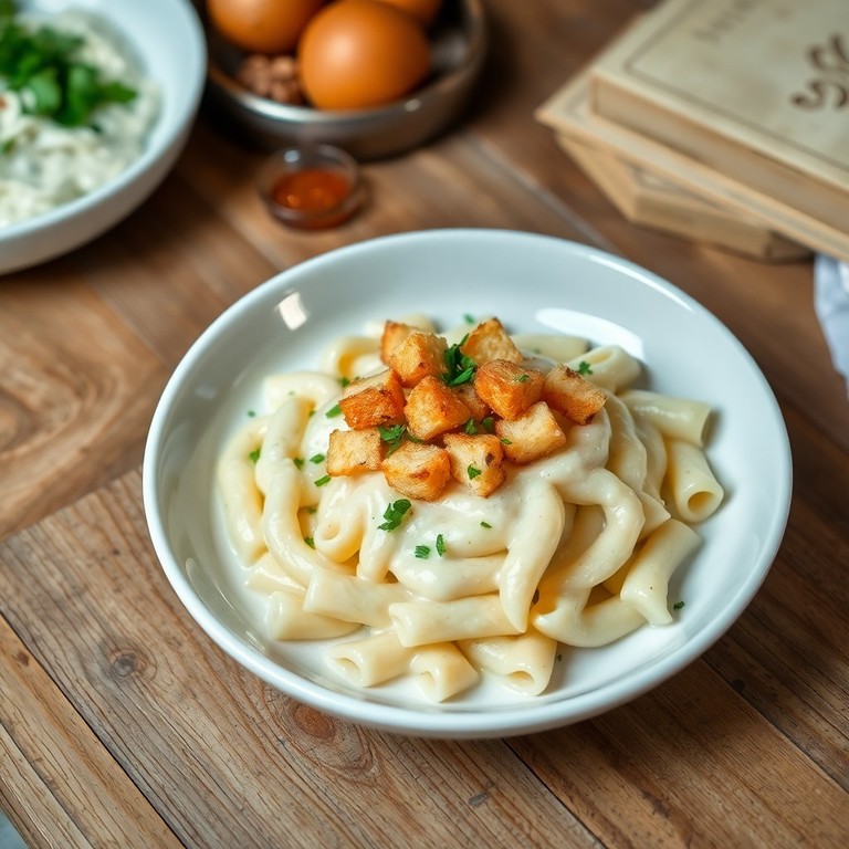 Pâtes à la Crème et Durums Croquants