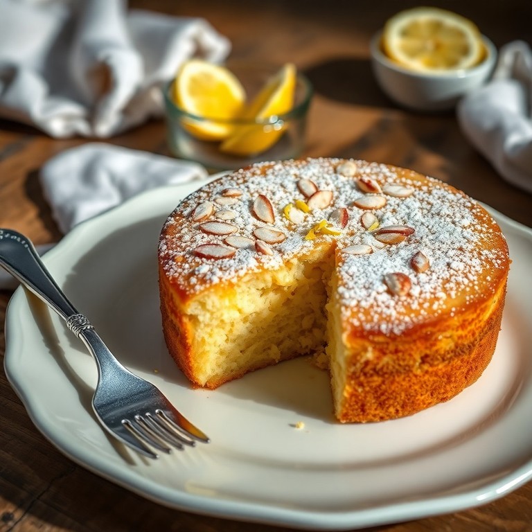 Gâteau aux amandes et au citron