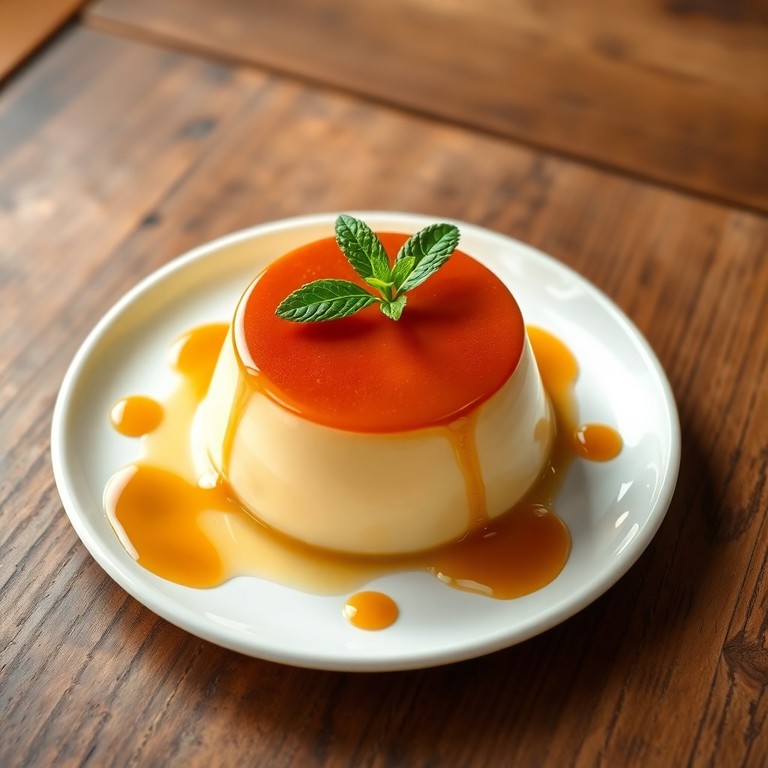Pudim de Doce de Leite com Creme de Leite