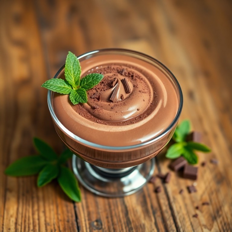 Mousse de Leite Condensado e Chocolate com Leite em Pó