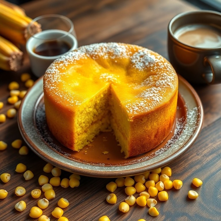 Bolo de Fubá com Toque Doce