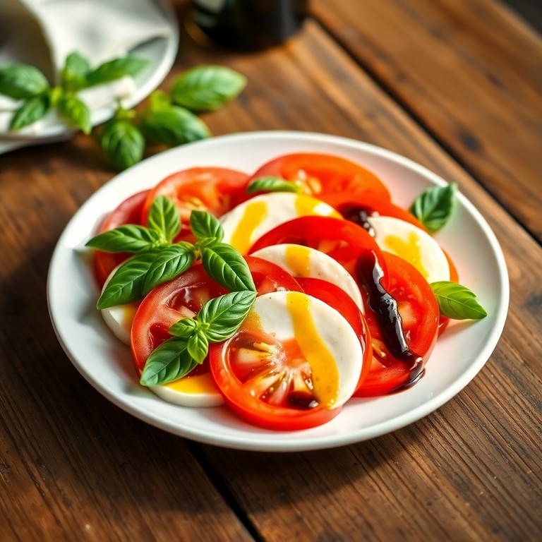 Salada Caprese com Toque Especial