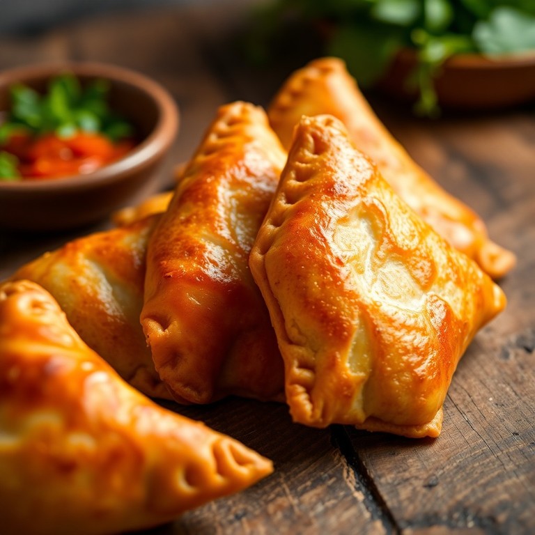 Esfirra de Frango e Requeijão Cremoso