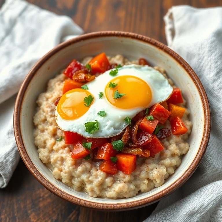 Savory Oatmeal Breakfast Bowl